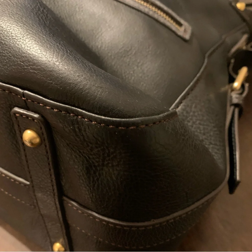 Dooney & Bourke Black Leather Crossbody Bag - Picture 11 of 13